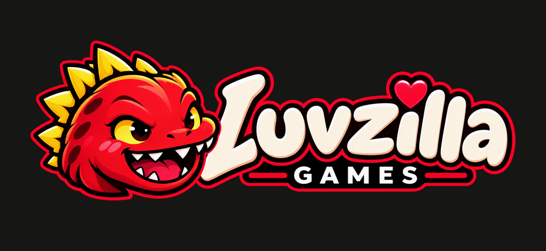 Wide Luvzilla Games lockup screenshot