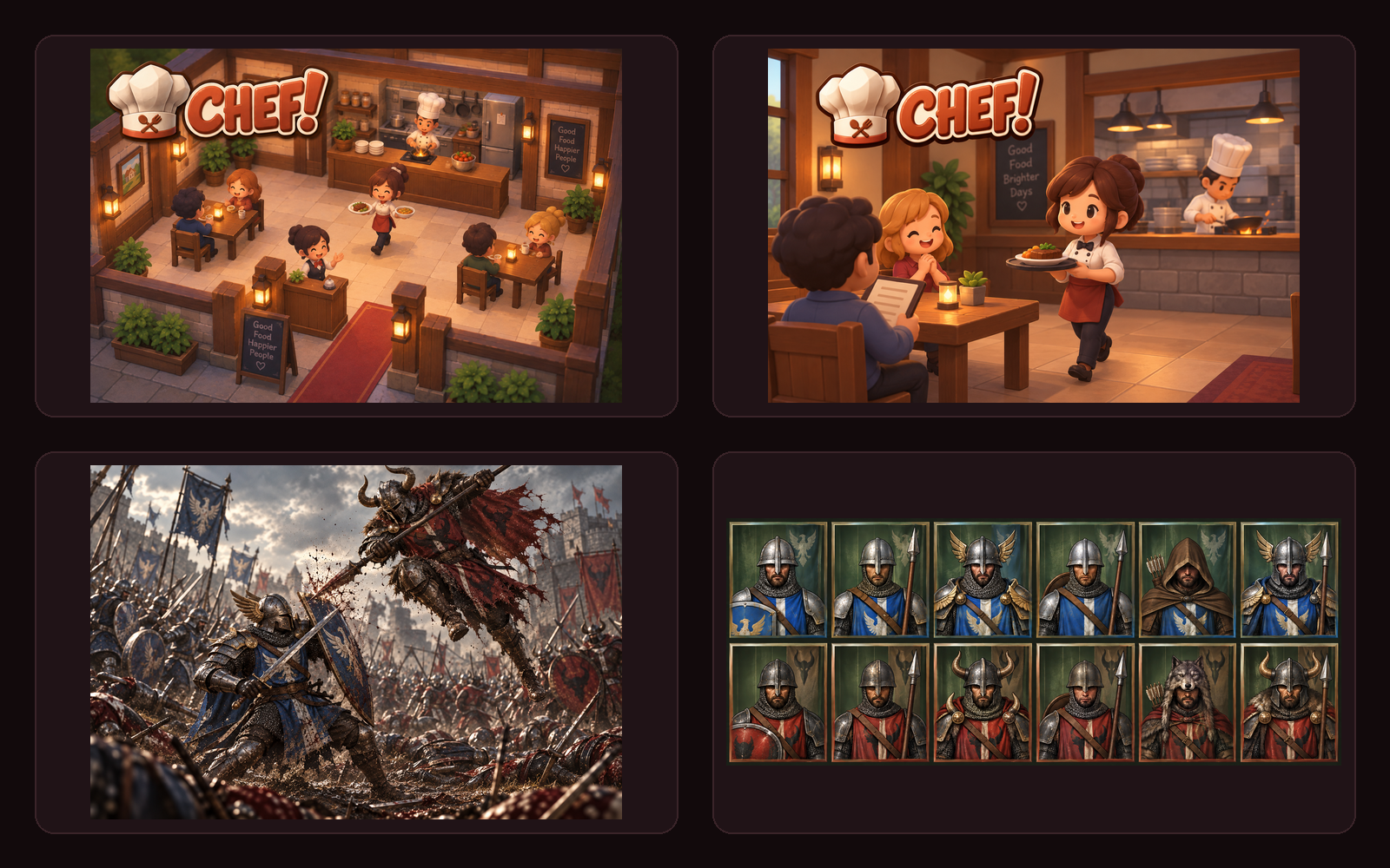 Key art for CHEF! and GENERAL! screenshot