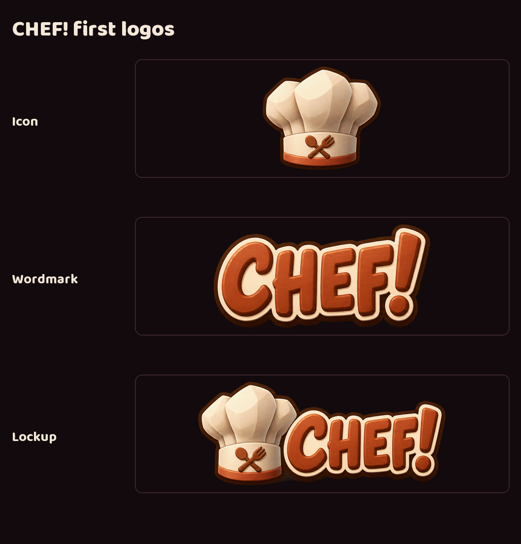 CHEF!'s first logo screenshot