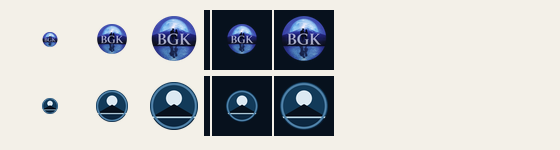 Proper icon sets for two of the studio's sites screenshot