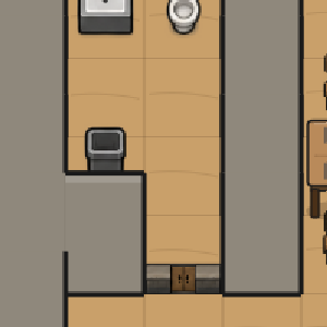 Chair/Seat Rendering Polish Pass, Real Bathroom Door Sprite screenshot