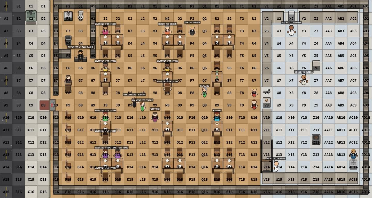 Dev-Mode Debug Coordinate Overlay, Spreadsheet-Style Coordinates screenshot