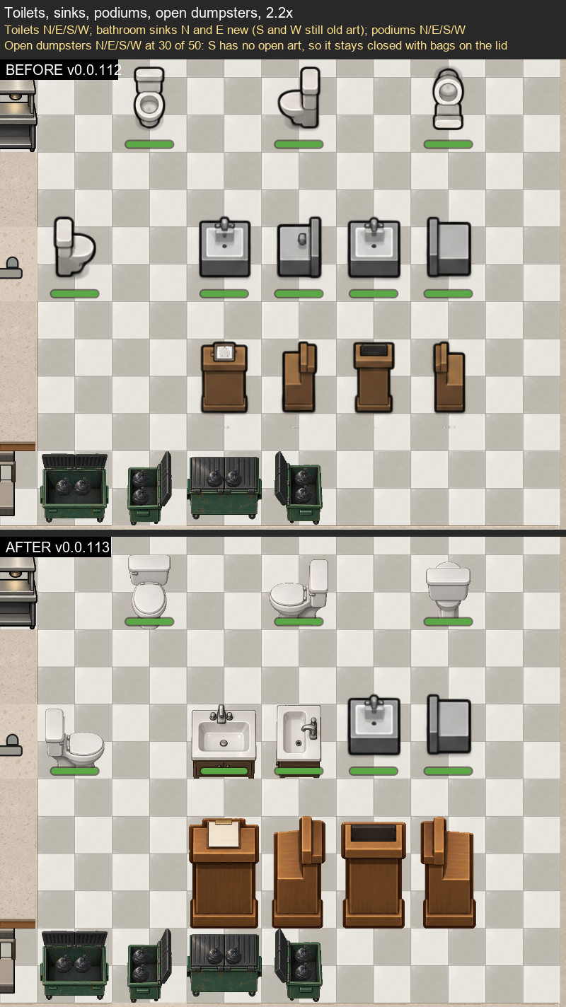 The Bathroom, the Podium and the Racks screenshot
