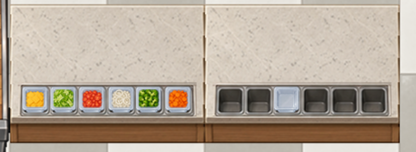 Filled Mise Containers screenshot