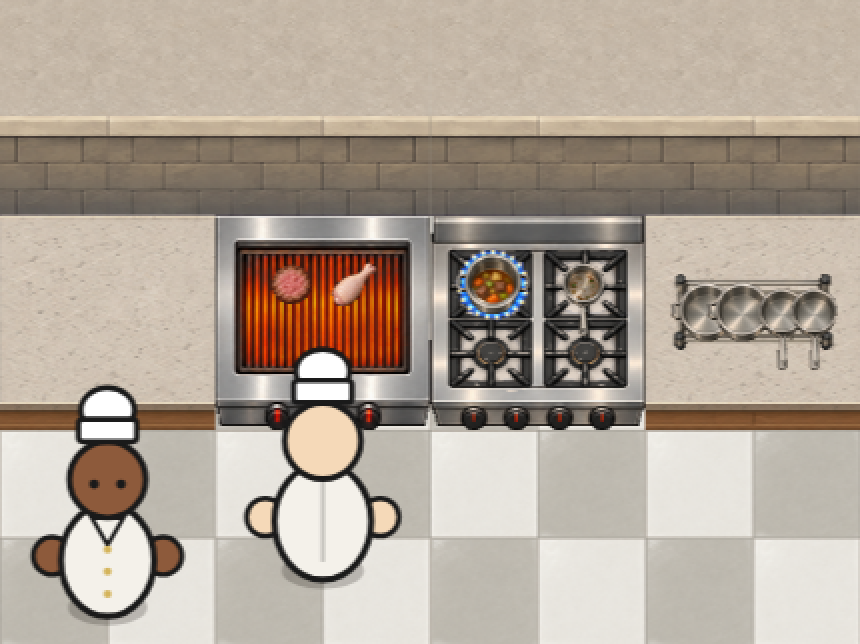 Grill and Stove Fill Their Tiles screenshot