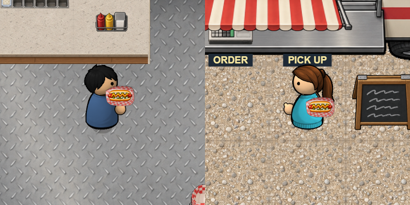 Hot Dogs Lie Level in Their Boats screenshot