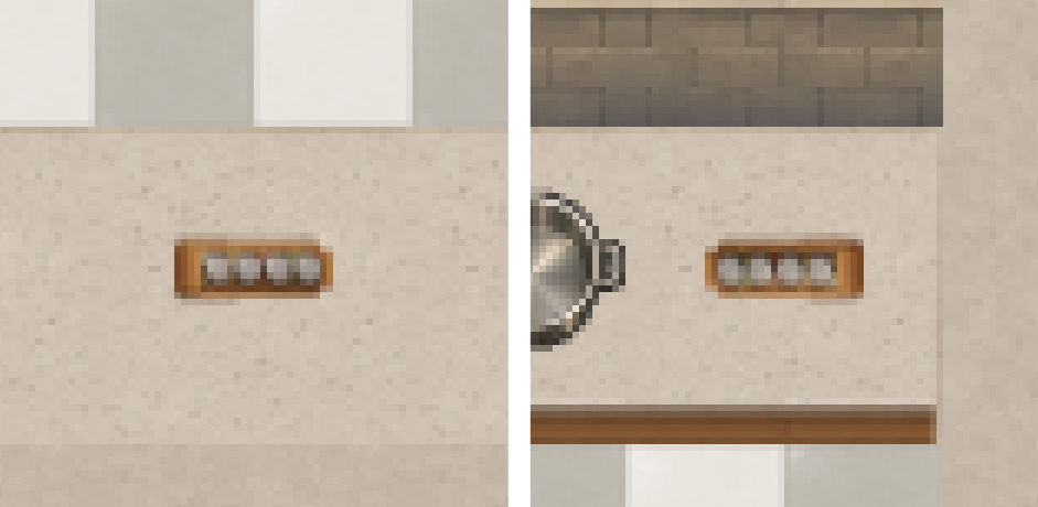 Spice Rack Seen From Above screenshot