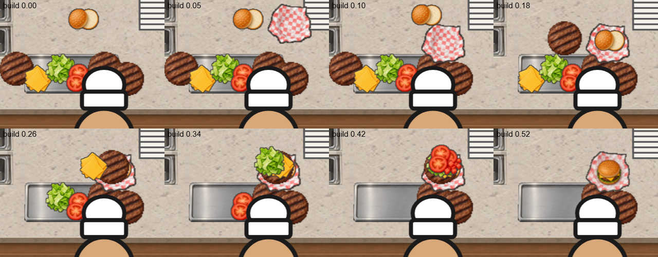 Burgers in Their Wrappers screenshot