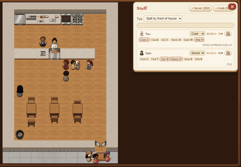 A Corner Café, and Staff Who Get Better screenshot
