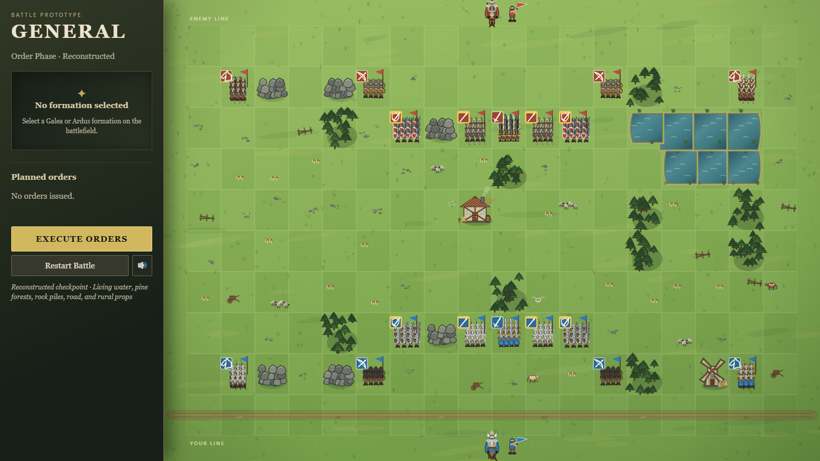 Connected Water and Forest Formations screenshot