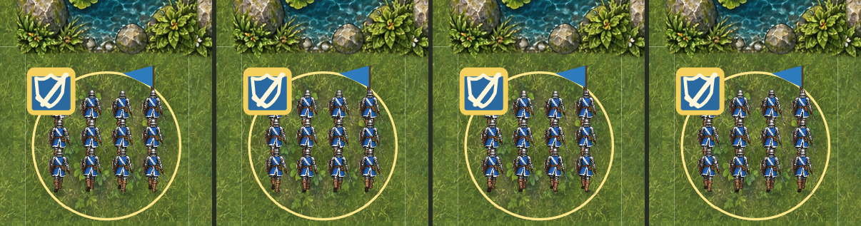 Galean Swordsmen Sprite Art: Idle and North Walk screenshot