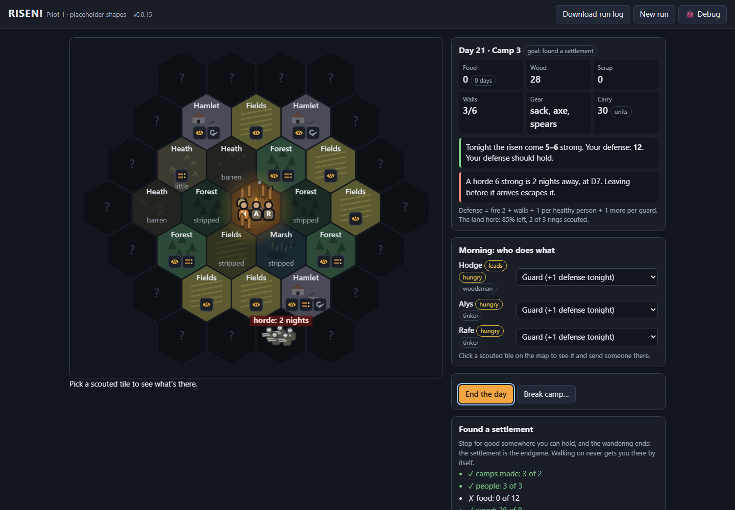 When the leader falls, the next takes over screenshot