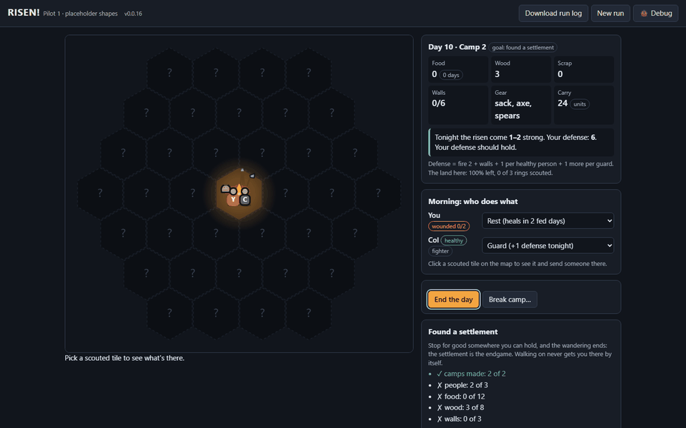 When the leader falls, the next takes over screenshot