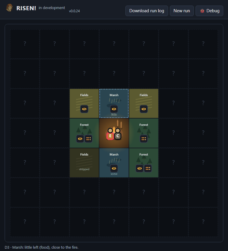 The map answers the pointer screenshot