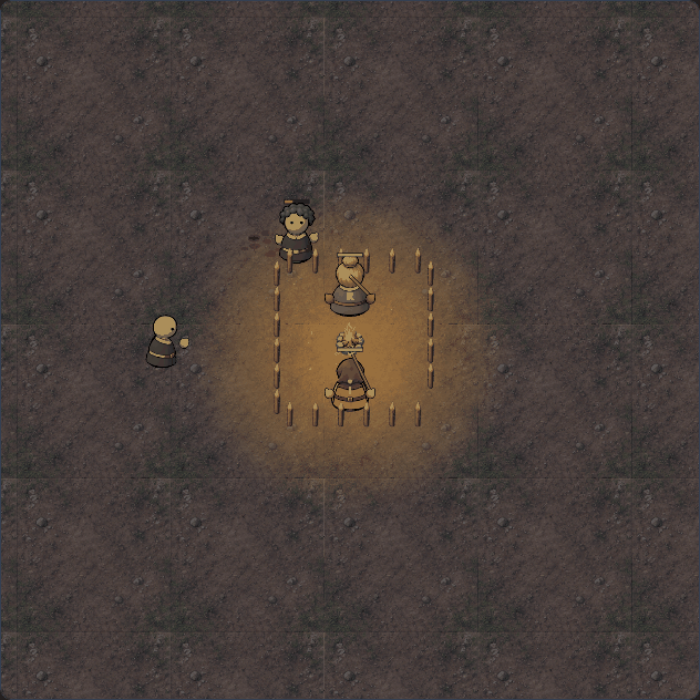 Hands, blows and blood in the night fight screenshot