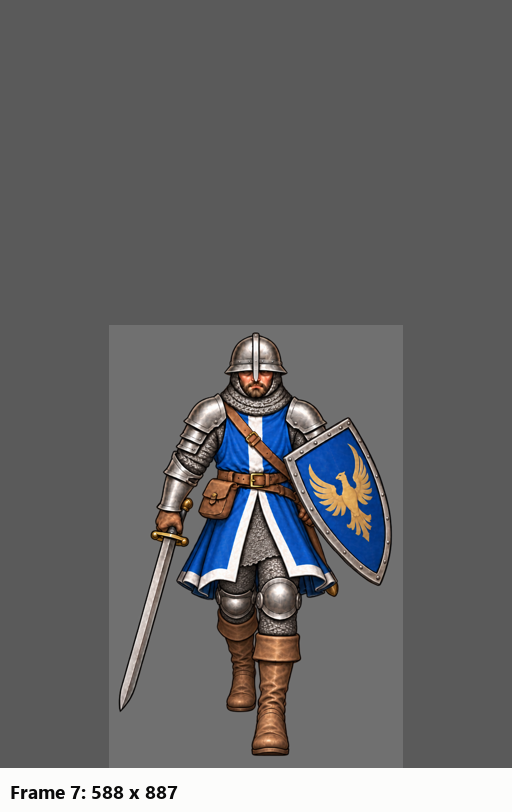 Galean walk: frame 7 redone at full size screenshot