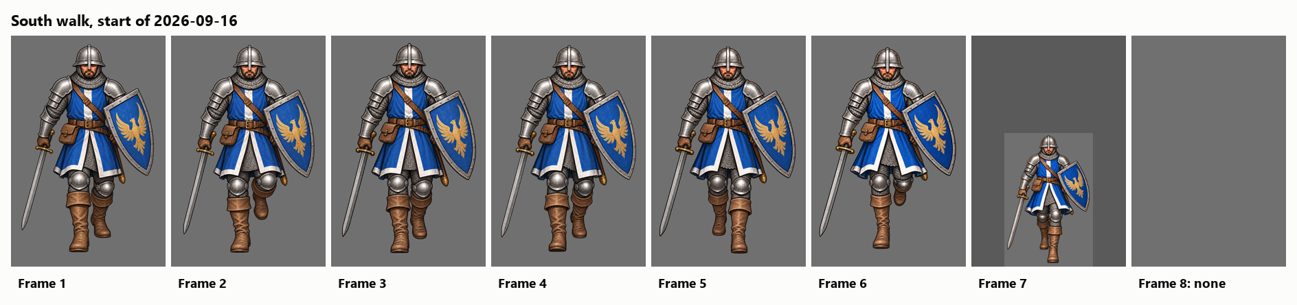 The Galean walk, before and after today screenshot