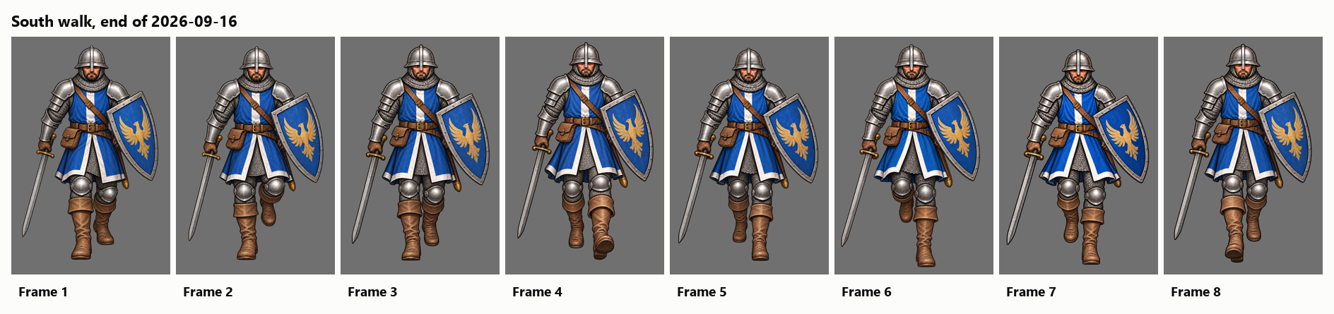 The Galean walk, before and after today screenshot