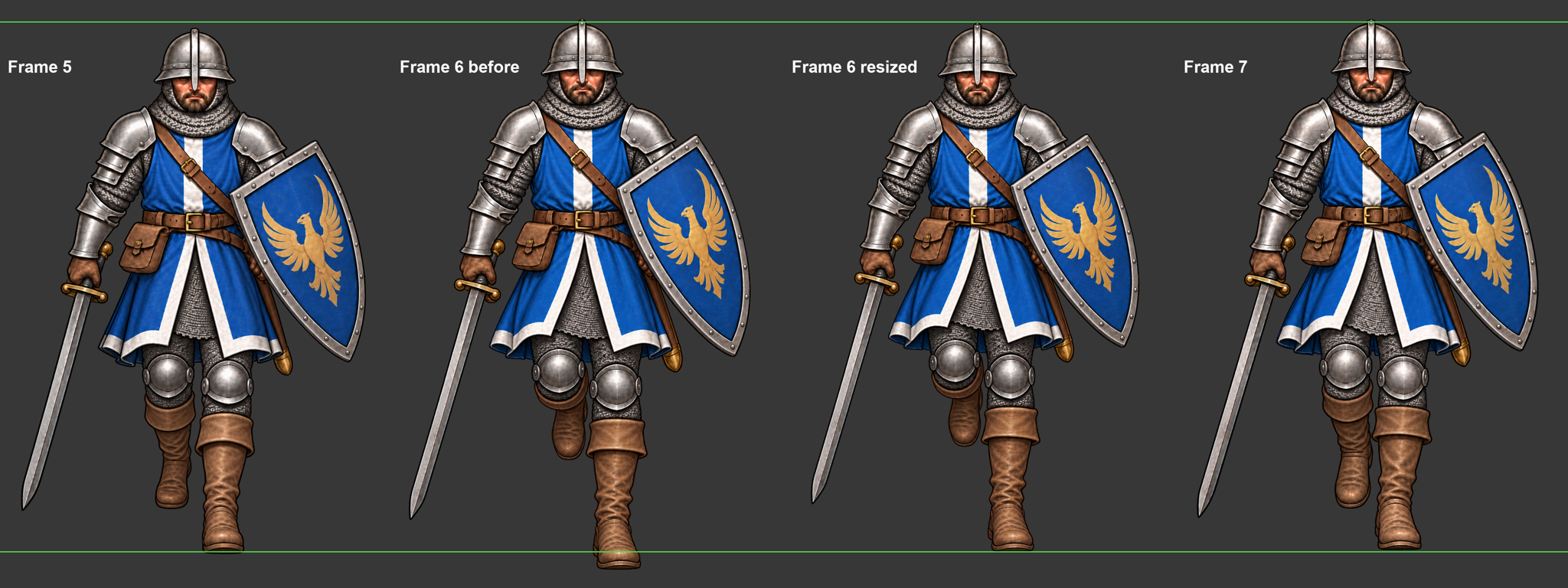 Send a finished frame back, and why frames 1, 3 and 6 looked off (v0.20.0) screenshot