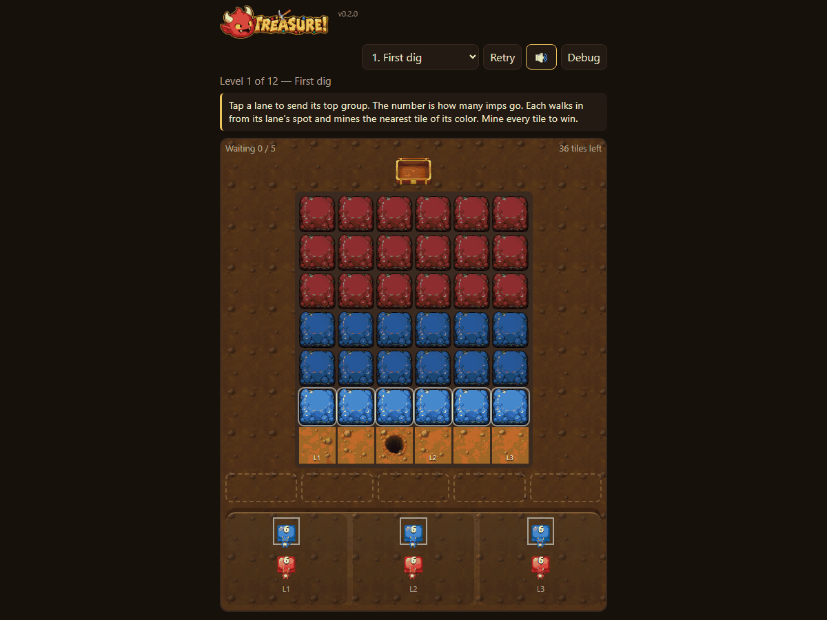 Big quarries with ten colors screenshot