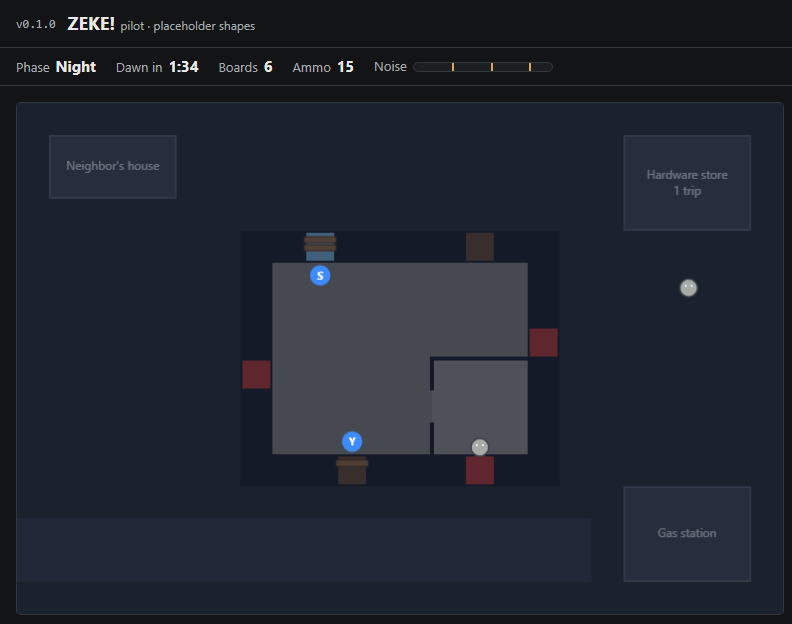 Pilot v0.1.0: dusk and the night screenshot