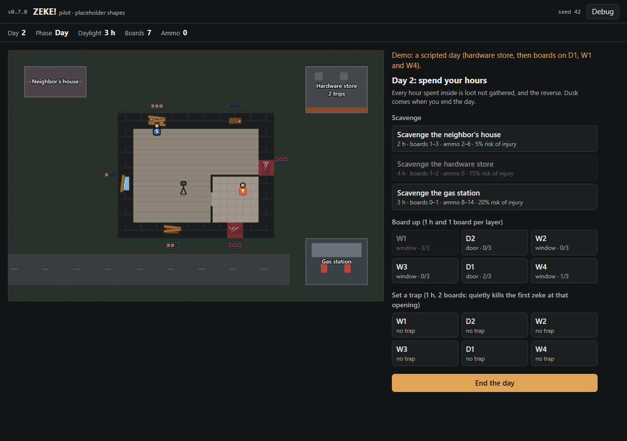 Pilot v0.7.0: nights in a row screenshot