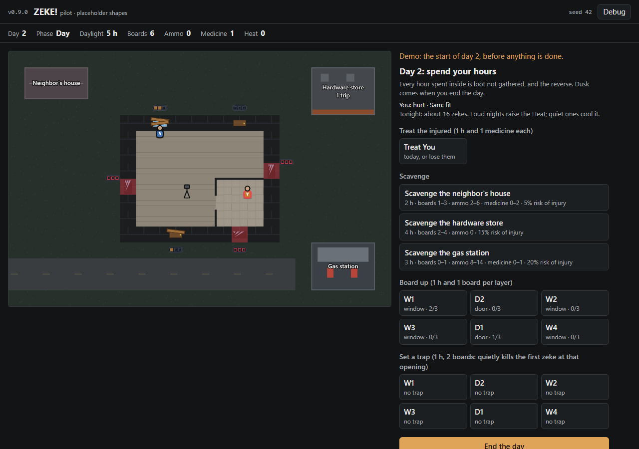 Pilot v0.9.1: see how picked-over each building is screenshot