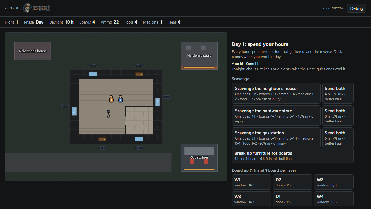 v0.17.0: into Development, with a face screenshot